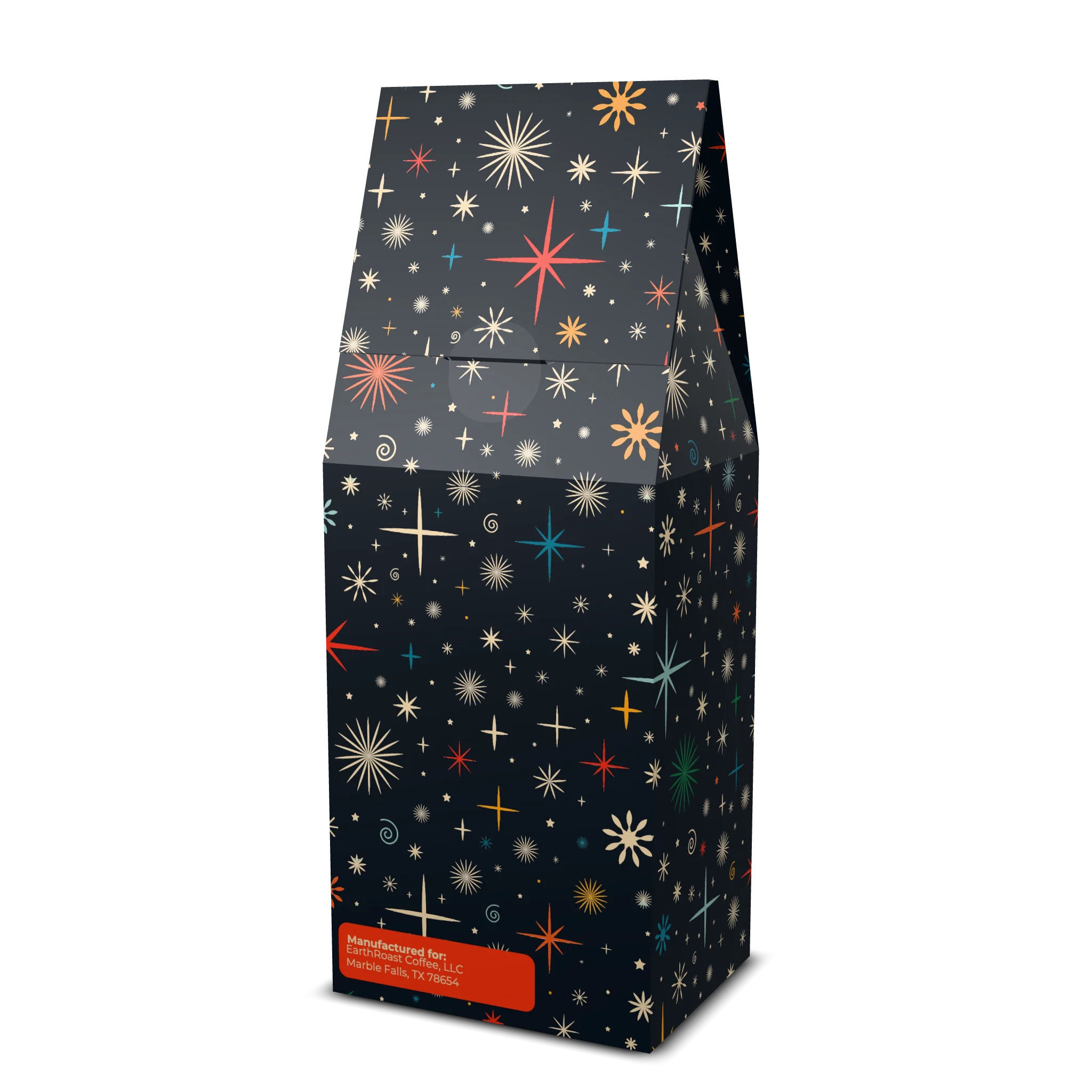 Christmas Blend Specialty Coffee medium roast coffee box by EarthRoast Coffee - Product view 2