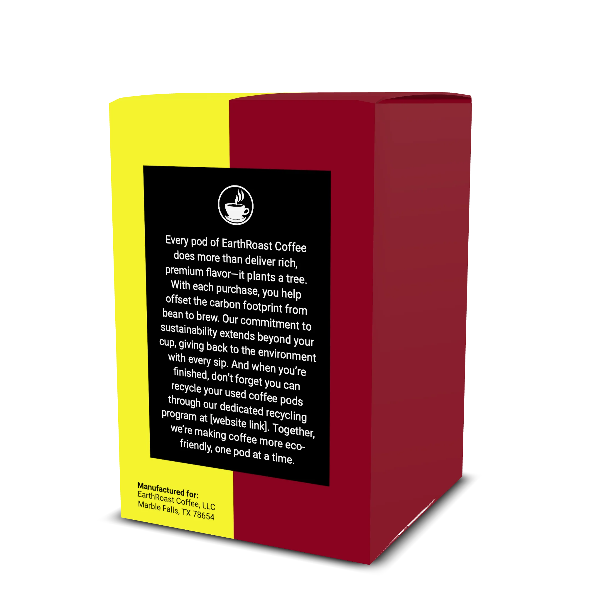 Mouthy Merc & Special X Coffee Pods dark roast coffee pods by EarthRoast Coffee - Product view 2