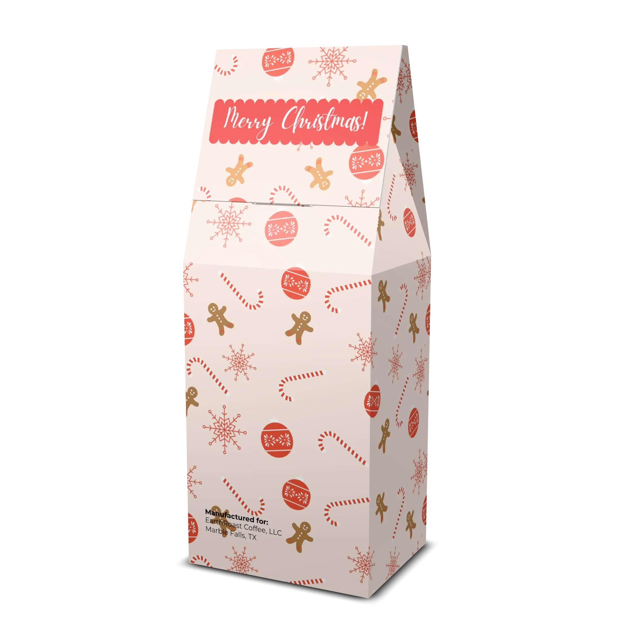 Peppermint Mocha medium roast coffee box by EarthRoast Coffee - Product view 2