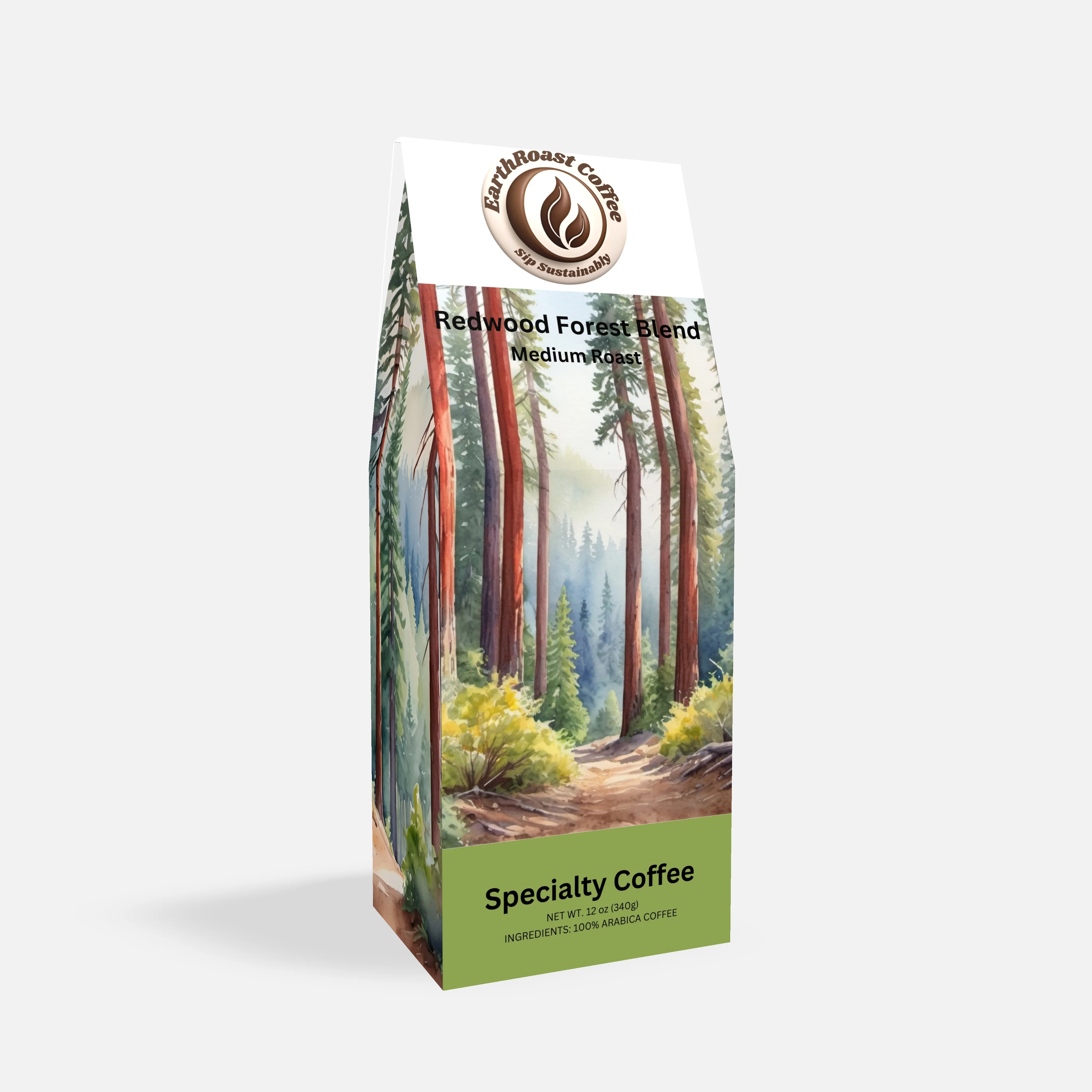 Redwood Forest Blend - Medium Roast - medium roast coffee box by EarthRoast Coffee
